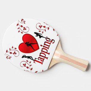Raquete De Ping Pong Eu Amo Sapateado