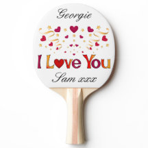 EU AMO-TE Namorados Dourado de Fita de Coração Ver