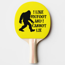 Raquete De Ping Pong Eu gosto de Pé Grande e não posso Mentir