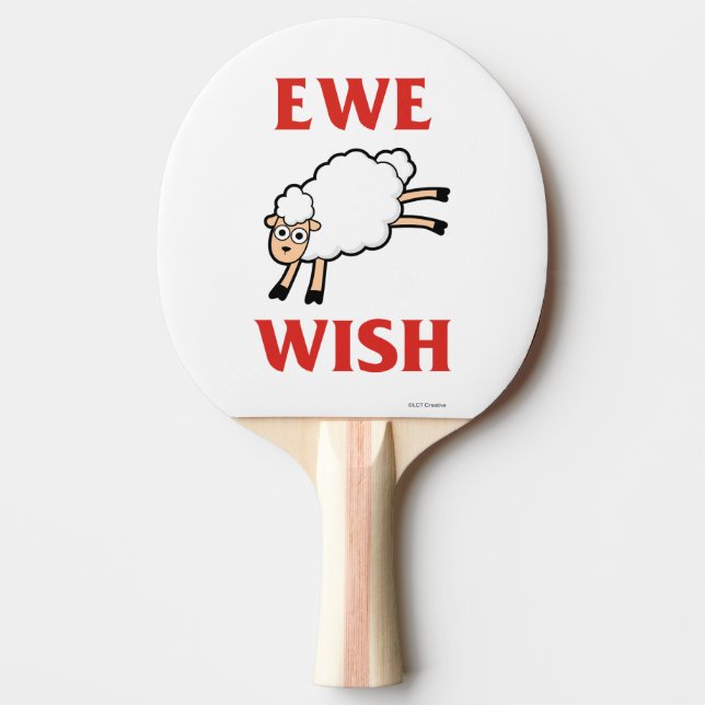 Raquete De Ping Pong Ewe Wish (Frente)