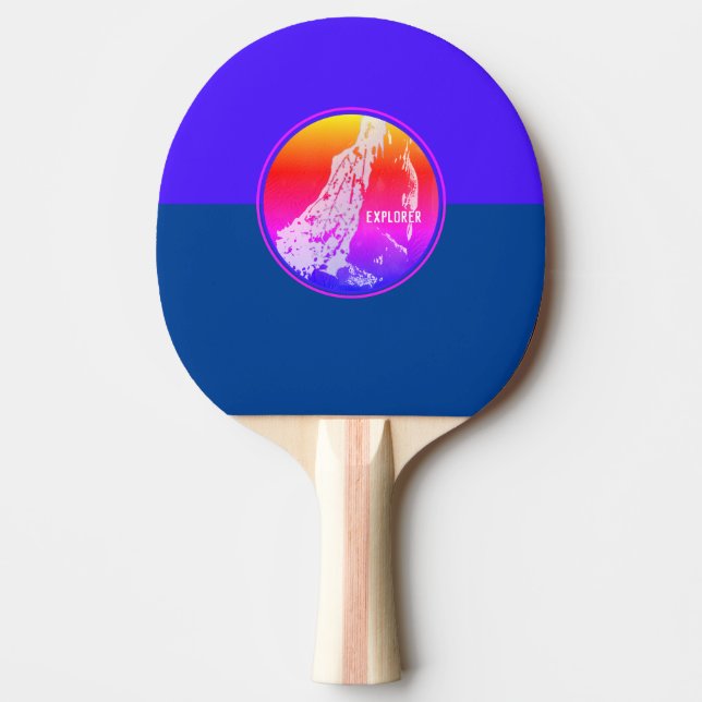 RAQUETE DE PING PONG EXPLORER:  (Frente)