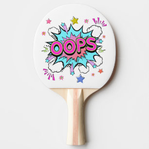 Raquete De Ping Pong Explosão de Pop de Oops