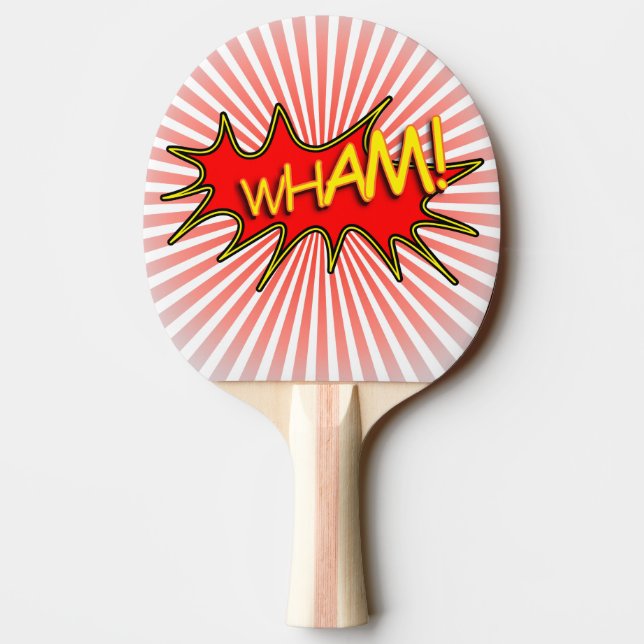 Raquete De Ping Pong Explosão Wham. Case-Mate iPhone hoesje (Verso)