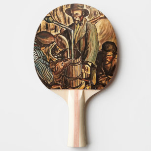 Raquete De Ping Pong Fabricantes de Moonshine Fazendo Bebida de Uísque