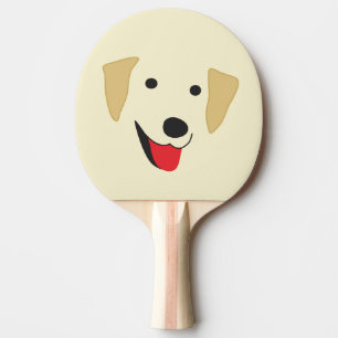 Raquete De Ping Pong Face de Laboratório Amarelo