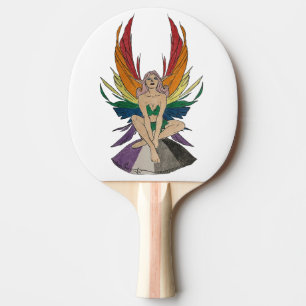 Raquete De Ping Pong Fada Assexual