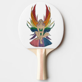 Raquete De Ping Pong Fada Bissexual