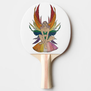 Raquete De Ping Pong Fada lésbica 