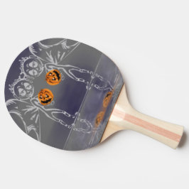 Raquete De Ping Pong Fadas De Abóbora Se Divertem No Halloween