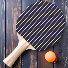 Raquete De Ping Pong Faixa de pinos cor de Oceano à Meia-Noite