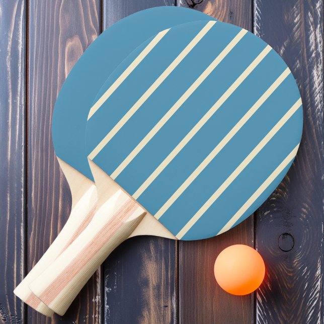 Raquete De Ping Pong Faixa e Sólido Aqua Splash (Criador carregado)