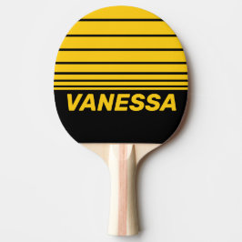 Raquete De Ping Pong Faixa Nostálgica da Segurança Abelha com Nome