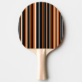 Raquete De Ping Pong Faixa Preta Moderna, Branca, Laranja Código de Bar