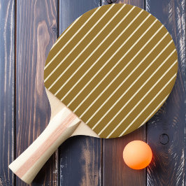 Raquete De Ping Pong Faixas Finas Cor de Vento do Deserto Quente