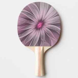 Raquete De Ping Pong Fantasy Abstrato Plum Floral Arte Fractal