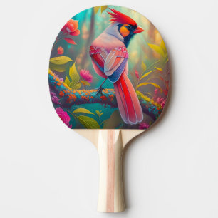Raquete De Ping Pong Fantasy Birds Male Cardinal