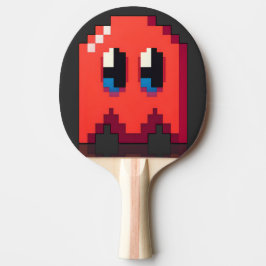 Raquete De Ping Pong fantôme red pixel art fanart PacMan 