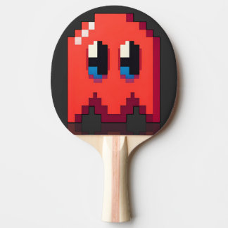 Raquete De Ping Pong fantôme red pixel art fanart PacMan 