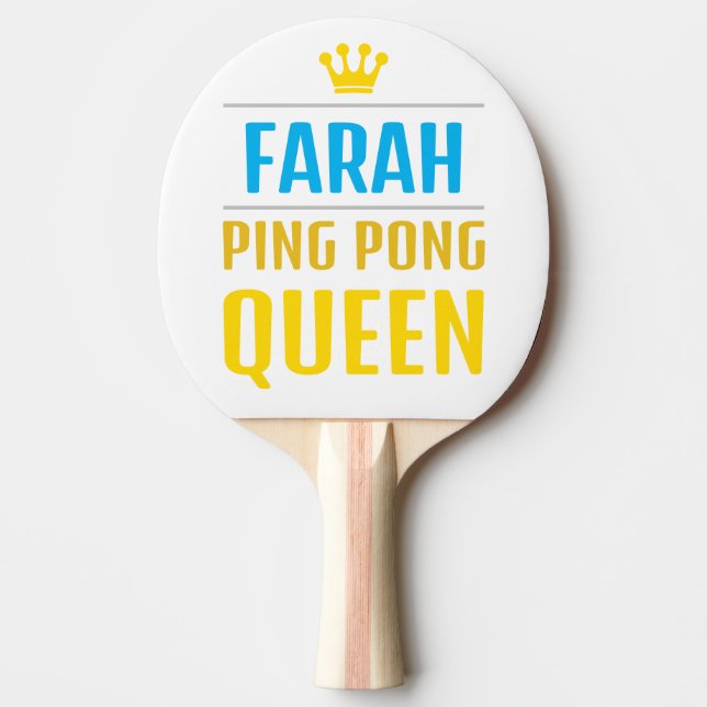 Raquete De Ping Pong Farah (Frente)