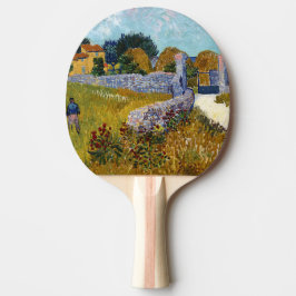 Raquete De Ping Pong Farmhouse in Provence (1888) por Vincent Van Gogh