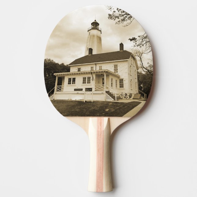 Raquete De Ping Pong Farol Sandy Hook (Frente)