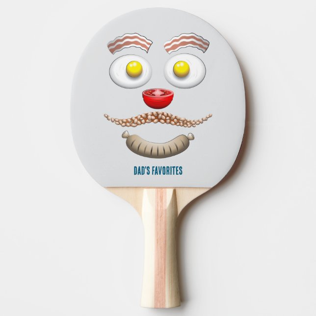 RAQUETE DE PING PONG FAVORITOS DO PAI (Frente)