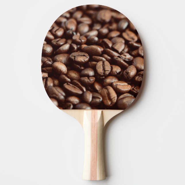 Raquete De Ping Pong Feijões de café (Frente)