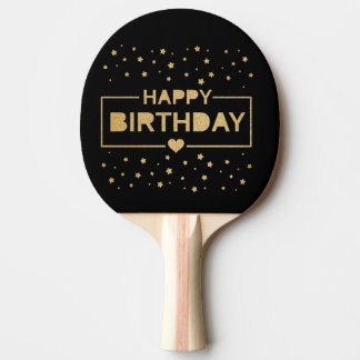 Raquete De Ping Pong feliz aniversario