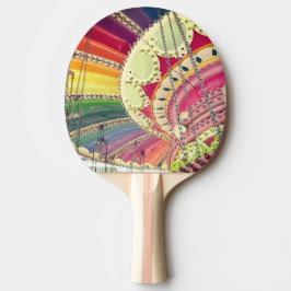 Raquete De Ping Pong Feliz-Ir Redonda