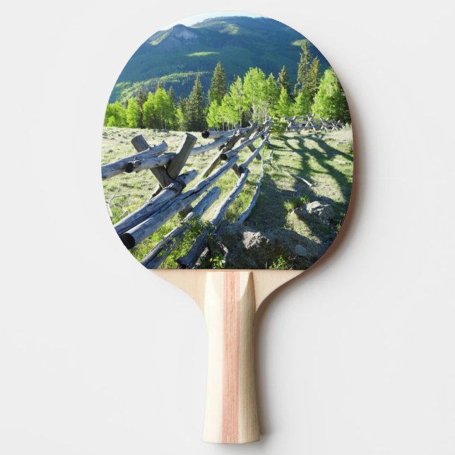 Raquete De Ping Pong Fenceline de madeira (Frente)