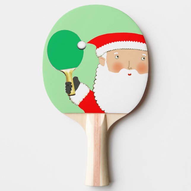 Raquete De Ping Pong Feriado de Natal engraçado (Frente)