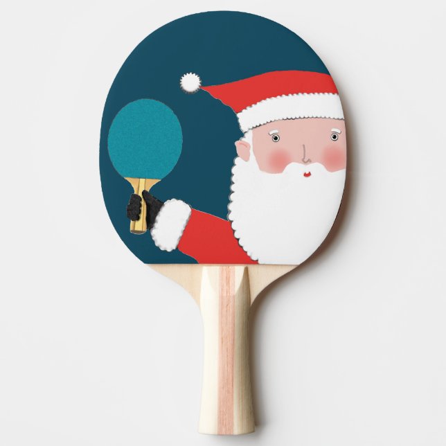 Raquete De Ping Pong Feriado de Natal engraçado (Frente)