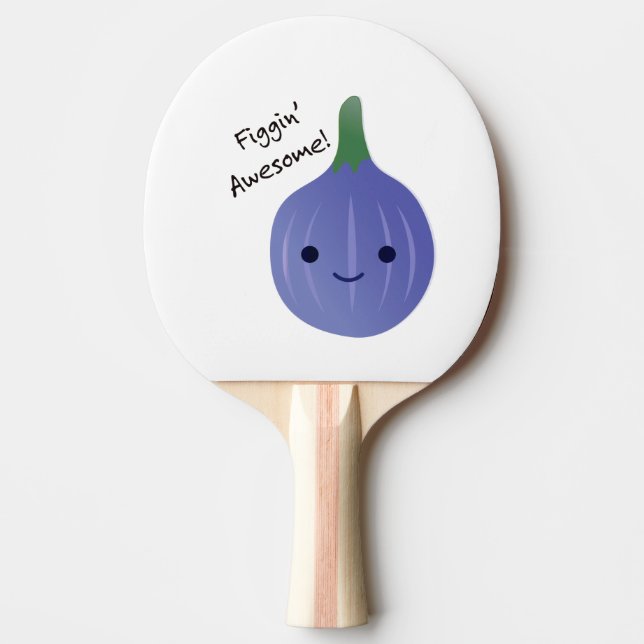 Raquete De Ping Pong figgin Fig Pun Incrível (Frente)