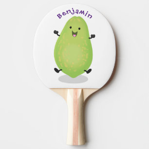 Raquete De Ping Pong Figura de desenho animado da pata de papaya kawaii