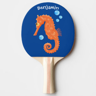 Raquete De Ping Pong Figura de desenho animado das bolhas de laranja-ac