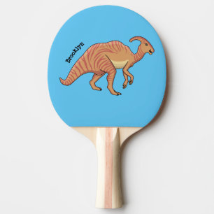 Raquete De Ping Pong Figura de desenho animado do dinossauro do parasau