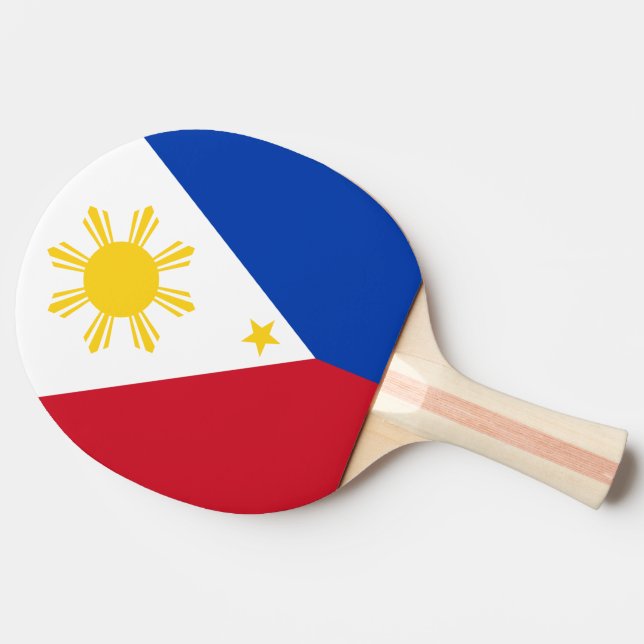 Raquete De Ping Pong Filipinas Sinalizador Filipino (Lateral)