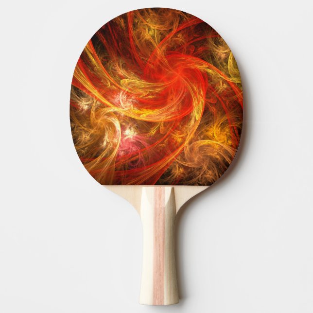 Raquete De Ping Pong Firestorm Nova Abstrato Art (Frente)