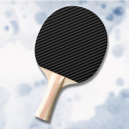 Raquete De Ping Pong Fitas Diagonais Simples Pretas e Enfumaçados Preta