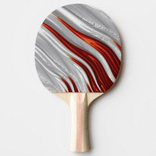 Raquete De Ping Pong ~ FLAME THROWER ~ Fractal Original ~ Ping Pong Pad