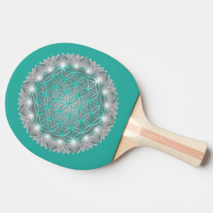 Raquete De Ping Pong FLOR DA VIDA - Sagrado Geometrie Light 2