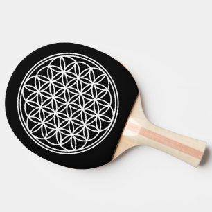 Raquete De Ping Pong FLOR DA VIDA - Símbolo de Geometria Sagrado 2