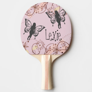 Raquete De Ping Pong Floral Fantasy Fairies