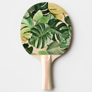 Raquete De Ping Pong Floral/Havaí/Folha tropical