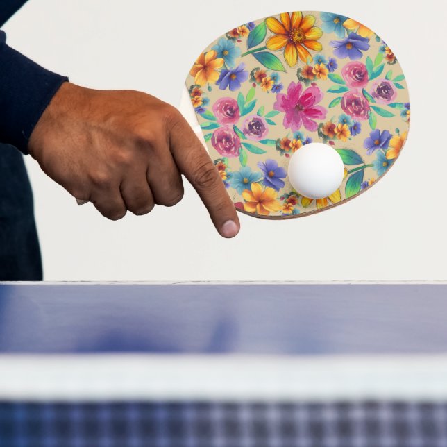 Raquete De Ping Pong flores (Insitu)