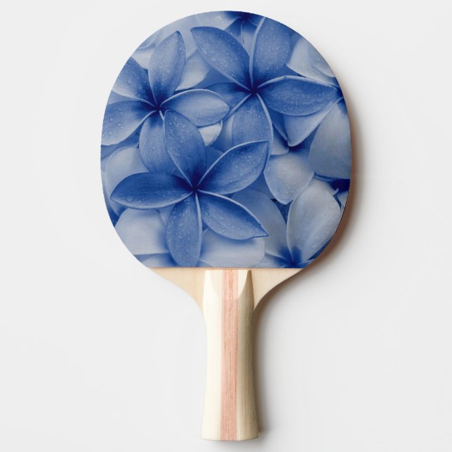 Raquete De Ping Pong Flores de Sapphire e Azure (Frente)