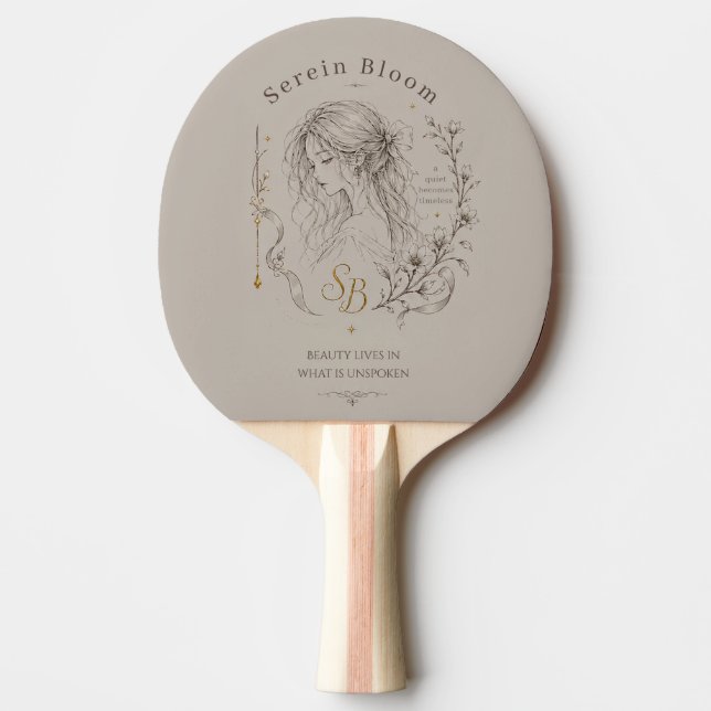 Raquete De Ping Pong Florescer Sereno (Frente)