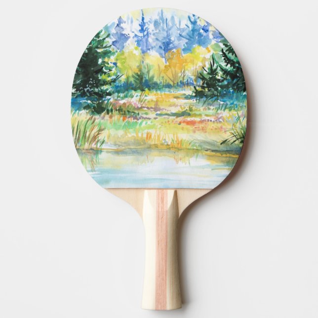 Raquete De Ping Pong Floresta (Frente)