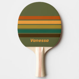Raquete De Ping Pong Floresta Antiga Pântano Através de Listras com Nom