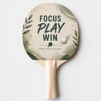 Raquete de Ping Pong Foco Jogo Vitória